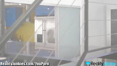 Неожиданная групповушка с шикарной брюнеткой