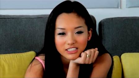 Японка на кастинге