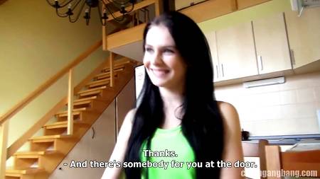 Чешку трахают колхозом