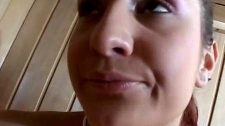 Трахнул незнакомку в сауне