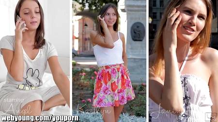 Русские девчонки устроили лесбийскую групповуху