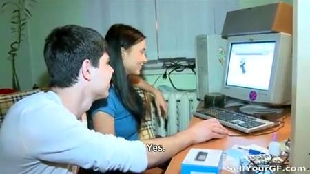 У крошки есть потребность трахаться с другим на глазах у мужа