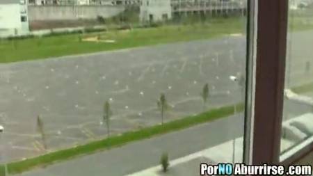 Темпераментная крашеная давалка