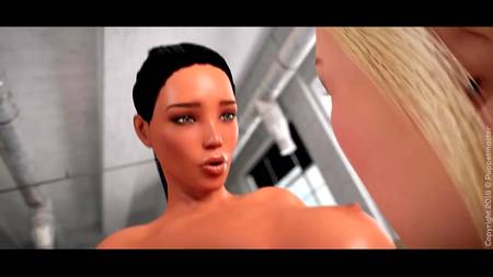 Качественный порно мультик с трахающимися грудастыми трансами