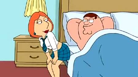 Лоис Гриффин ублажает своего мужа анальным сексом
