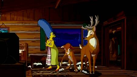 Гомер Симпсон трахает в лесном домике свою жену Мардж