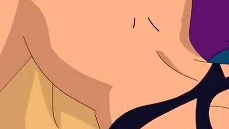 Порно пародия на Футураму с Лилой и Эми