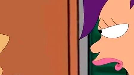 Порно пародия на Футураму с Лилой и Эми