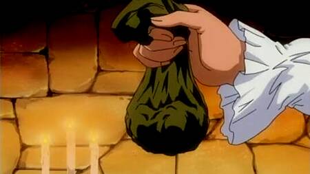 Разбойник с одним глазом страстно трахает синеволосую телку