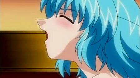 Разбойник с одним глазом страстно трахает синеволосую телку