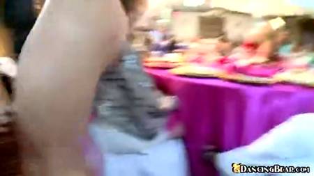 Стриптизеры в компании сочных моделей