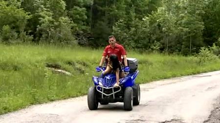 Экстремалы трахаются на квадроцикле и по-альпинистски