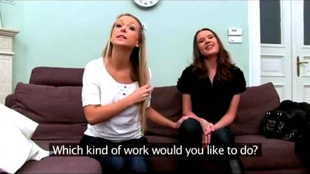 Две шалуньи на кастинге