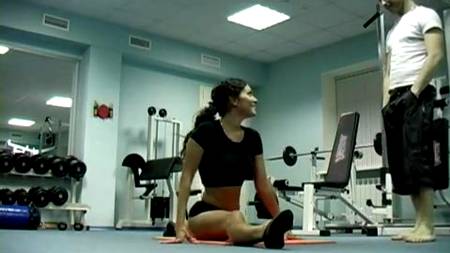 Горячее наслаждение с гибкой акробаткой