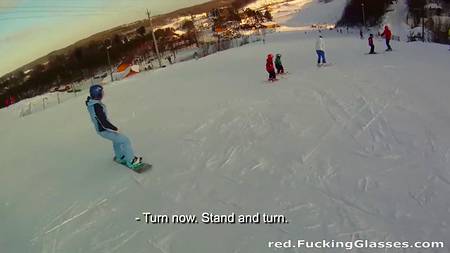 Горячий секс в холодном зимнем лесу