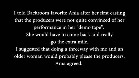 Секс продюсера и двух шаловливых фей