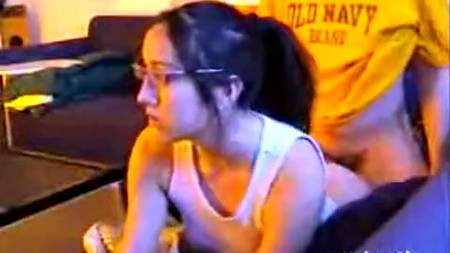 Попользовал подругу сзади