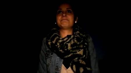 Скромница отдалась в кустах