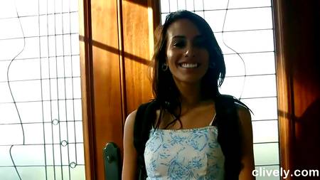 Жесткая ебля с брюнеточкой экзотической красоты