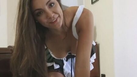 Длинноногая красотка доставила любовнику пик экстаза