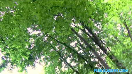 Пикапер оприходовал новенькую девушку в парке на свежем воздухе