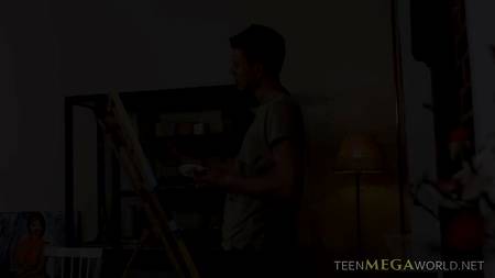 Русская натурщица красиво отдалась начинающему художнику