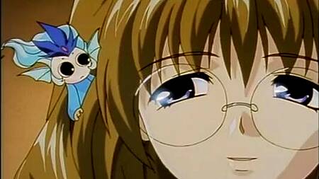 Связанная милашка стонет от тентаклей, которые входят в дырочки