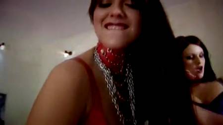 Раб трахает в жопу своих хозяек