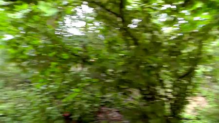 Симпатичная молодуха строчит на улице минет возбудившемуся хахалю