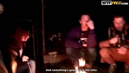 Закрытая русская порно вечеринка похотливых студентов