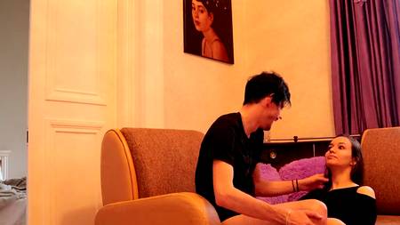 Русская телочка ощутила мокрой пиздой извержение спермы хахаля