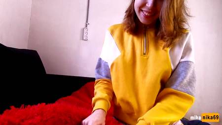 Русский пацан оприходовал в рот сестру и напоил ее спермой