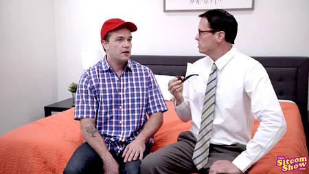 Молодая брюнетка объездила толстый хуй застенчивого ухажера