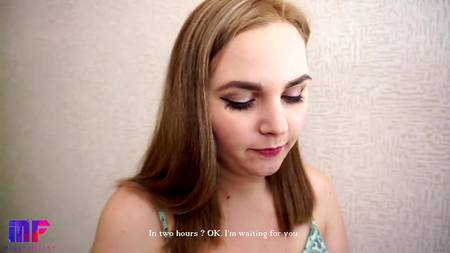 Толстушка с огромными дойками ублажает парня от первого лица