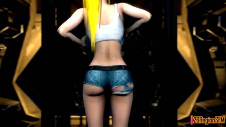 Инопланетяне сношают в задницу мультяшную сучку с большими сиськами