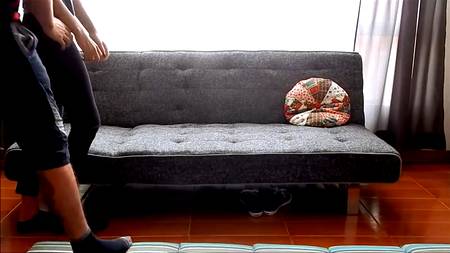 Молодая пара показывает качественное домашнее порно