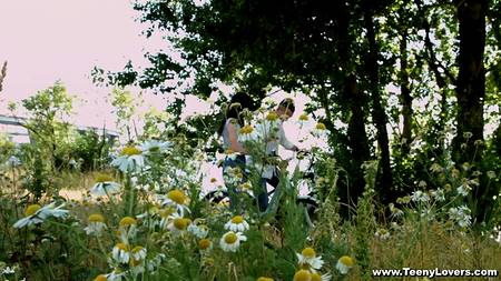 Нежно трахнул и мощно кончил на язычок няшной брюнетке с красивой грудью