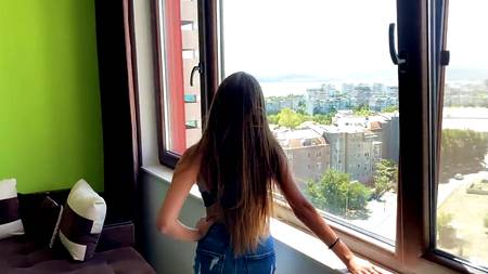 Жаркий анальный секс от первого лица в домашней обстановке