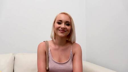 Милой блондинке понравилось проходить порно кастинг