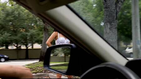 Телка едет домой к мужику, чтобы заняться сексом