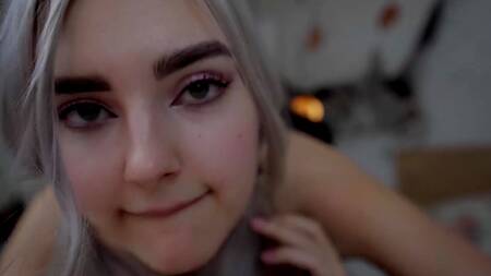 Отымел и кончил на лицо молодой русской блондинке