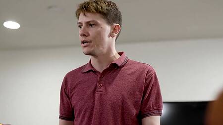 Познакомился с рыжей девушкой сына и страстно её выебал