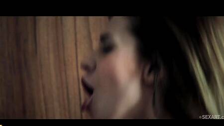 Влюбленная пара после оральной прелюдии занимается нежным сексом