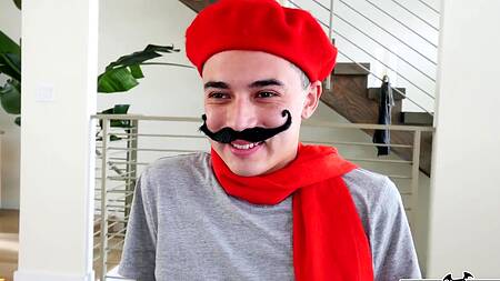 Учительница французского резвится с забавным студентом