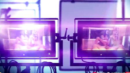 Тренер в раздевалке жестко трахает милашку с косичками