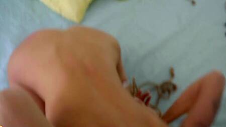 Отчим отшлепал падчерицу и страстно её трахнул