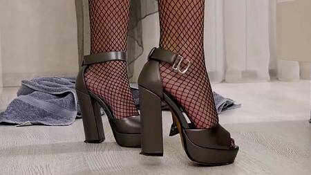 Вернувшийся домой парень оприходовал с порога белокурую русскую девку