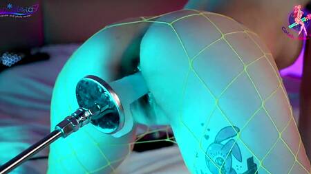 Фантастическое лесбийское порно в стиле киберпанка