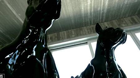 Любительницы анального секса ебутся в попки с одним парнем