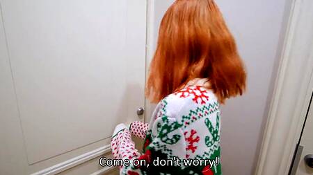 Рыжая телочка сладко стонет на болте опытного русского самца